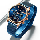 Chronograaf Mesh Belt Herenhorloge