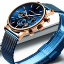 Chronograaf Mesh Belt Herenhorloge