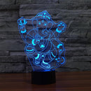 3D Ganesh RGB LED night light
