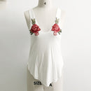 Geborduurde Rose Vrouwen Tanktop