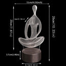 Yoga 3D Illusie Lamp