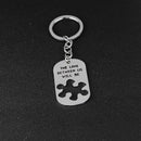 The Love Between Us Will Be Forever and Ever Puzzle Necklace