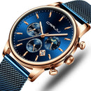 Chronograaf Mesh Belt Herenhorloge