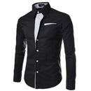 Heren Slim Fit Lange Mouwen