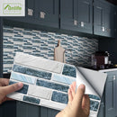Waterdichte 3D Tegelstickers (9 stuks)