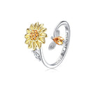 Sunflower Anxiety Ring