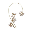Flower Art Clip Earrings