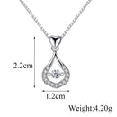 Water Drop Crystal Pendant Necklace