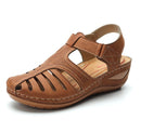 Leather Retro Orthopedic Sandals