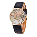 Retro World Map Watch