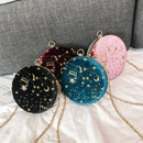 Zodiac Sign Velvet Bag