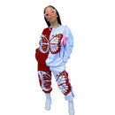 Sommerfugleprintet Bomulds Tracksuit