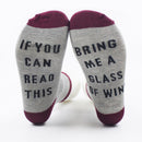 Bring Me Wine Socks