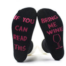 Bring Me Wine Socks