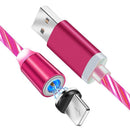 iGlow Glødende LED Magnetisk 3-i-1 USB Opladerkabel
