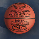 To My Son Basketball 