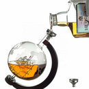 Globe Whiskey Decanter Set