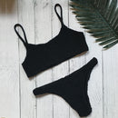 Bikiniset met plooien