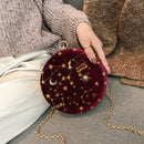Zodiac Sign Velvet Bag