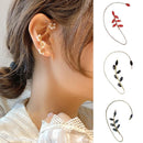 Flower Art Clip Earrings
