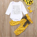 You Are My Sunshine Baby-bodysuitsæt