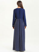 Kaftan Maxikjole Med Lange Ærmer
