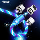 iGlow Glødende LED Magnetisk 3-i-1 USB Opladerkabel