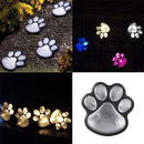 Paw Print Solar Lights
