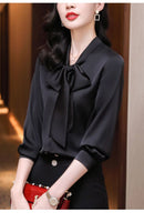 Vrouwen Fancy Blouse met Strik