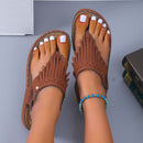 Strand Tassel Sandalen
