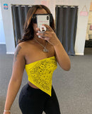 Tube Crop Bandana Tops 