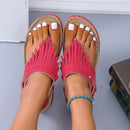 Strand Tassel Sandalen
