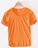 Men's V-Neck Linen Cotton Shirt 