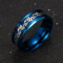 Titanium Steel Dragon Rings