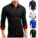 Mannen Slim Fit Lange Mouwen