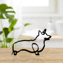 Minimalistisk Hundekunst Skulptur