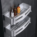 Silver shower basket