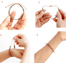 Natural Amazonite Heart Bracelet