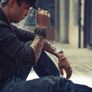 Skelet Biker's Armband