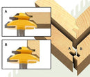 45° Lock Miter Router Bit 