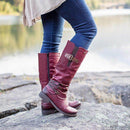 Vintage Leren Ritslaarzen