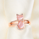 Opaal Kat Ring