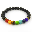 7 Chakra Diffuser Armbånd