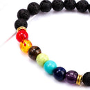 7 Chakra Diffuser Armbånd