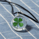 Four-leaf clover necklace