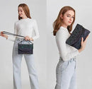 Geometrisk Lysende Crossbody Taske
