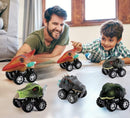 Pull Back Dinosaurus Mini Auto (6st)