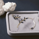 Flower Art Clip Earrings