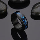 Lichtgevende Keltische Draak Ring