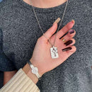 "JE BENT DE SLEUTEL NAAR MIJN HART" Armband + Ketting Set